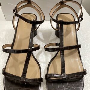 Black Strappy Sandals